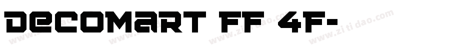 Decomart FF 4F字体转换
